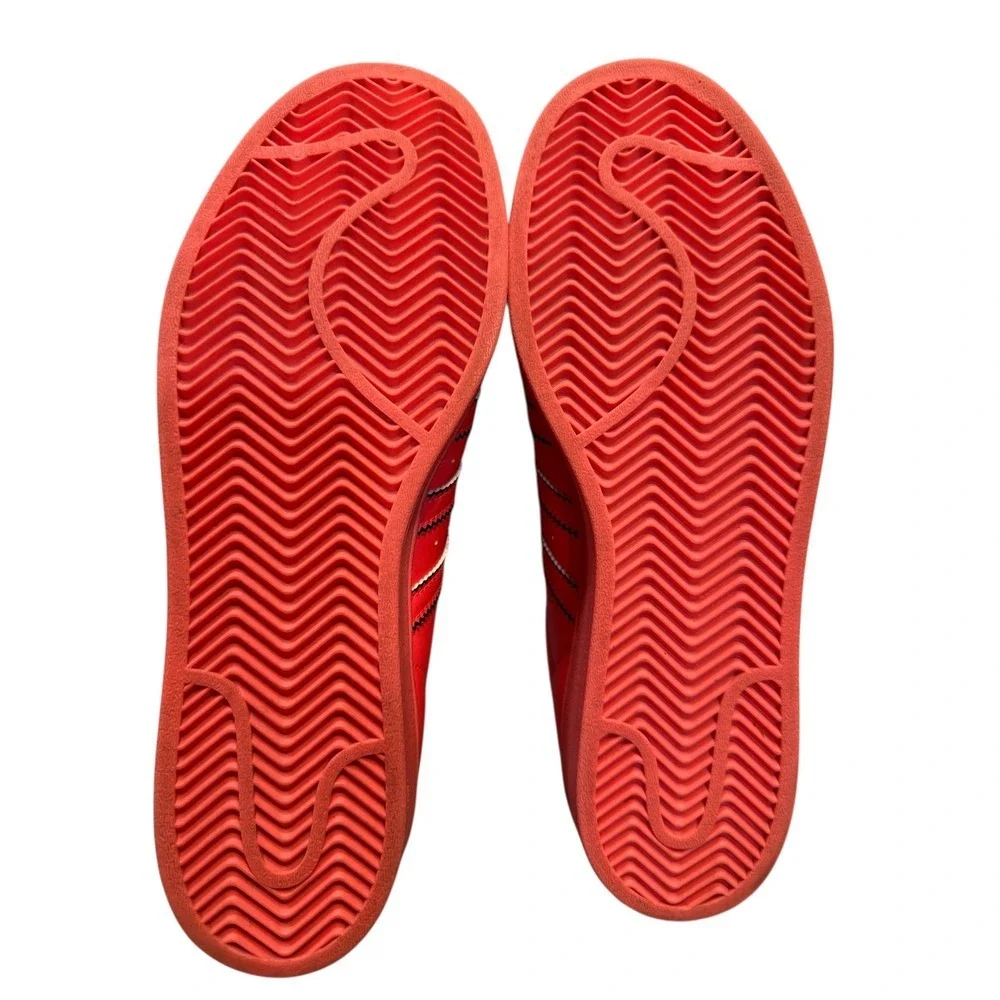 adidas text red